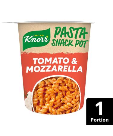 Knorr Pasta Snack Tomato-Mozzarella Sauce - Instant Delicious Pasta Ready in 5 Minutes (72g Pack) | International Shipping Available - Buy Online on SooperMarket.com