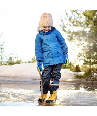 Azarxis Kids Ski Gloves - Warm Windproof Winter Gloves for Running Skiing Hiking & Snowboarding - Rose Red XS (3-5 Years) - Buy Online on SooperMarket.com