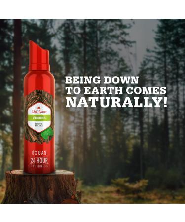 Buy Old Spice Timber 0% Gas Deodorant Body Spray for Men (115 gm / 140 ml) - International Shipping Available - Quality Body Spray from India - Buy Online on SooperMarket.com