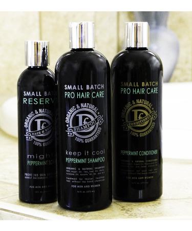Premium Organic Hair Shampoo - Sulfate Free Argan Oil Tea Tree & Peppermint for Men & Women - Loss & Dandruff Prevention | Dave's 16 Oz - Buy Online on SooperMarket.com