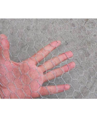 DoubleWood Chicken Wire Net for Craft Projects 3 Sheets Galvanized Hexagonal Wire Mesh Fence 13.7 Inches x 40 Inches Mesh10 Feet (13.7 x 40 Inches - 3 Sheets) - Buy Online on SooperMarket.com