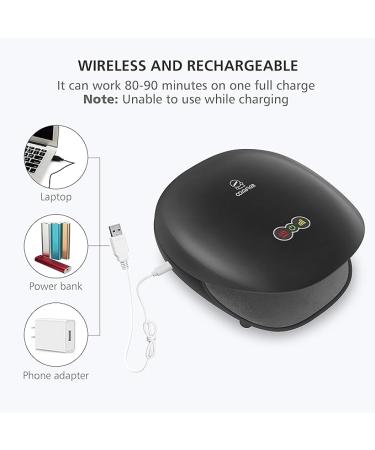 COMFIER Wireless Hand Massager with Heat - Rechargeable Hand Massager Machine for Carpal Tunnel - Ideal Gifts for Women - Buy Online on SooperMarket.com