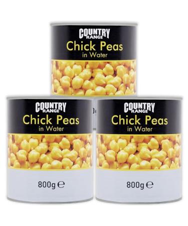 Country Range | Chick Peas in Water | 3x800g