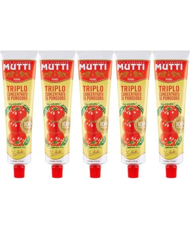 Mutti | Triple Conc' Tomato Puree | 5 x 200g (UK)