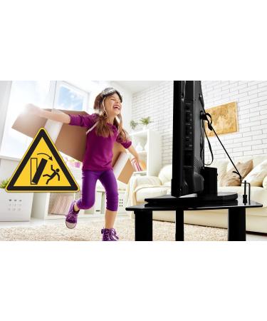 Mount It! TV Safety Straps - Child & Baby Proofing, Anti-Tip & Earthquake Protection, Heavy Duty Metal Connectors - Buy Online on SooperMarket.com