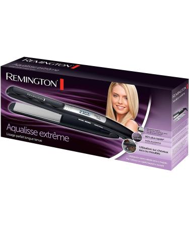 Remington Hair Smoothing Aquisse S7202 - Wet & Dry Styling High-Quality Ceramic Coating Extra Long Plates Includes Storage Bag - Buy Online on SooperMarket.com