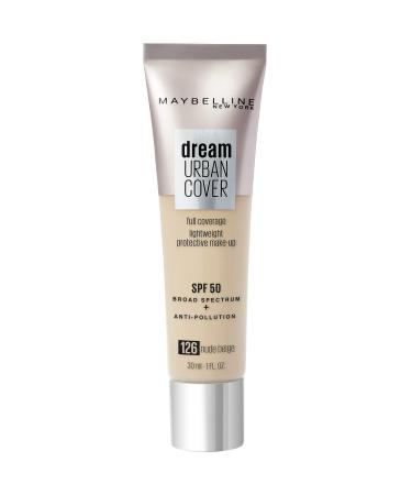 Maybelline New York Dream Urban Cover 126 Nude Beige 1Pack (1 x 30 milliliters) 126 Nude Beige 10 ml (3Pack)