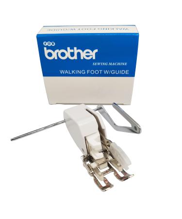 HONEYSEW Open Toe Walking Foot W/Guide for Brother Sewing Machine Quilting and Sewing Stitch Through Multiple Layers