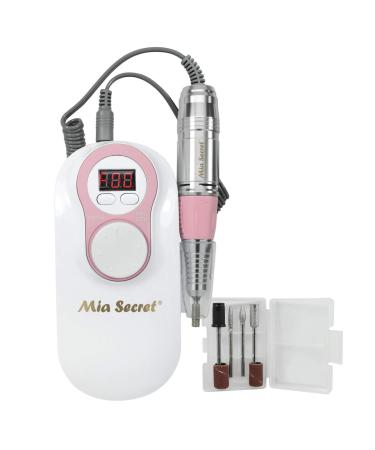 Mia Secret - 272 - PROFESSIONAL Pro-Speed Portable Rechargable Nail Drill - White & Pink NEW ITEM !