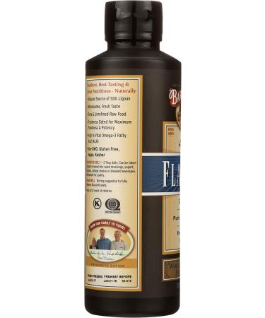 Barlean's Organic Lignan Flax Oil 12 fl oz - Healthy Omega-3 & Fiber Boost - Buy Online on SooperMarket.com