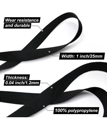 1 Inch Royal Blue Polypropylene Webbing - Ideal for Crafting, DIY Gear Repair - 25 Yard Roll - Buy Online on SooperMarket.com