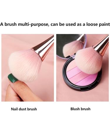 Veeteah Setting Powder Brush Loose Powder Standing Brush | Powder Foundation Brush Cosmetic Brushes for Complete Coverage and Prefect Finish Standing four-leaf clover makeup brush gold + PVC - Buy Online on SooperMarket.com