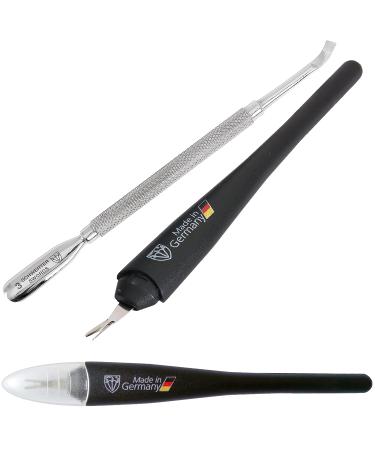 THREE SWORDS - Cuticle knife cuticle remover and cuticle pusher - Brand quality 1 cuticle knife/cuticle pusher