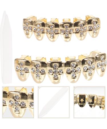 SOIMISS 1 Set Mouth Grill Rapper Props Decorative Teeth Grill Hip-pop Accessories Braces Stitching - Buy Online on SooperMarket.com
