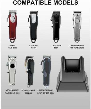 WUKUR Charging Stand for Wahl Cordless Clippers | Compatible with 5-Star Sterling & 3801 Models | International Shipping Available - Buy Online on SooperMarket.com