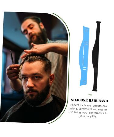 Adjustable Silicone Hair Ties Fade Guide - Hair Cutting & Trimming Headband - Portable Adjustable Hair Cutting Guide for Perfect Shaping - Buy Online on SooperMarket.com