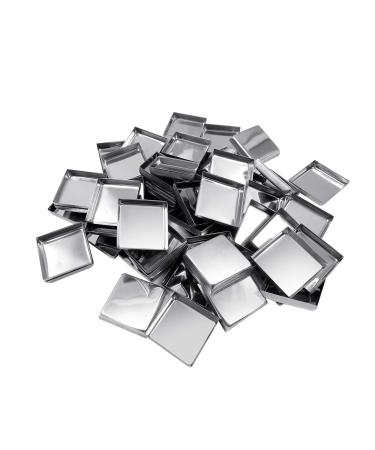 Allwon 56 Pack Empty Square Metal Pans for Eyeshadow Palette Magnetic Makeup Palette (26mm)