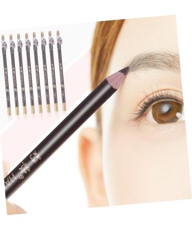 WOFASHPURET 8pcs Pencil Sharpener Eyebrow Pencil Black Eyebrow Makeup Pencil Cosmetic Small Tools Wooden Miss 1 count (Pack of 1) Coffee - Buy Online on SooperMarket.com