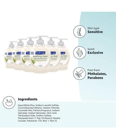 Softsoap Aloe Vera Liquid Hand Soap - 6 Pack, 7.5 oz Each | Moisturizing & Soothing - Buy Online on SooperMarket.com