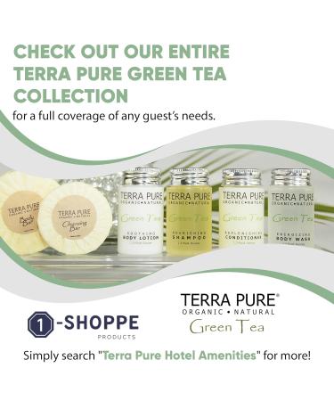 Terra Pure Green Tea Bar Soap Travel Size Hotel Amenities 1.25 oz - Pack of 100 - Buy Online on SooperMarket.com
