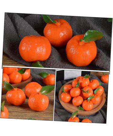 TOYANDONA 10pcs Simulated Fruit Orange Toys Models Artificial Fruits Scene Layout Prop Photo Prop Orange Cabinet Orange Decor Lifelike Orange Model Scene Adornment Modeling Tangerine Pvc - Buy Online on SooperMarket.com