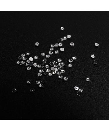 Silver rhinestones boxes Crystal nail manicure Nail Art 1.5 MM wheel - Buy Online on SooperMarket.com