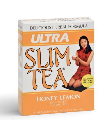 Hobe Labs Honey Lemon Ultra Slim Tea Honey Lemon 24 Bags
