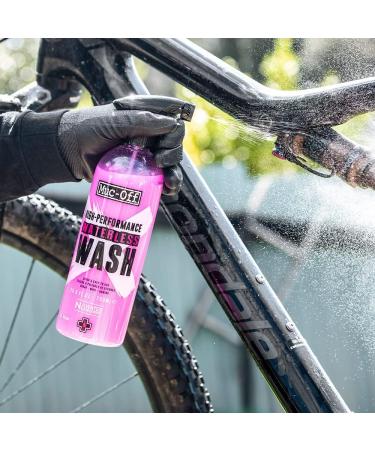 Muc Off Waterless Wash 750ml - High-Performance No Rinse Bike Cleaning Spray - Cleans & Polishes All Bike Types - Buy Online on SooperMarket.com