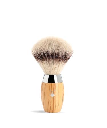 M HLE Kosmo Shaving Set - Silvertip Fibre Safety Razor in Olive Wood - Premium 1 Piece Set for A Perfect Shave - Buy Online on SooperMarket.com