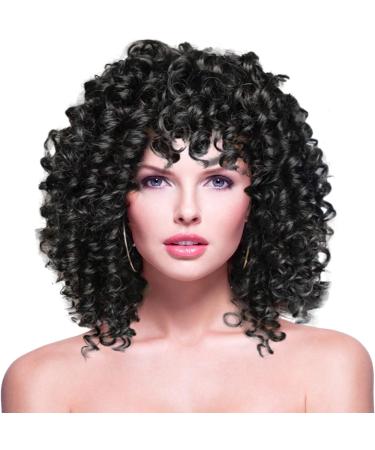 Smoothing for Hair European And American Small Curly African Ladies Wig Rod Fluffy Fiber High Temperature Silk Headgear Suitable For Black Women Frontal Closure Pink One Size - Buy Online on SooperMarket.com