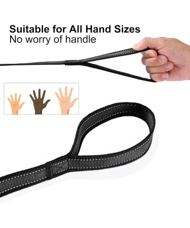 Toozey 5m Rubberized Dog Leash for Small to Large Dogs - Durable Black Drag Line with Hand Loop & Storage Bag - Buy Online on SooperMarket.com