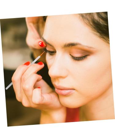 Baluue 200 Pcs Disposable Eyeliner Brush Liquid Eye Liner Beauty Tools Detail Liner Brush Nylon White - Buy Online on SooperMarket.com