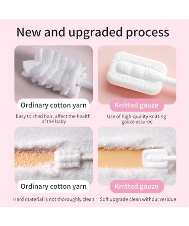 Shenrongtong Baby Tongue Cleaner 30-Piece Portable Oral Gauze for Teething | Flexible Toothbrush Tongue Cleaner - Buy Online on SooperMarket.com