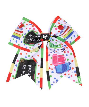 Toseky Bow Hair Clips for Girls - Cartoon Back to School Hair Barrettes Chic Hair Accessories Portable Barrettes for Students