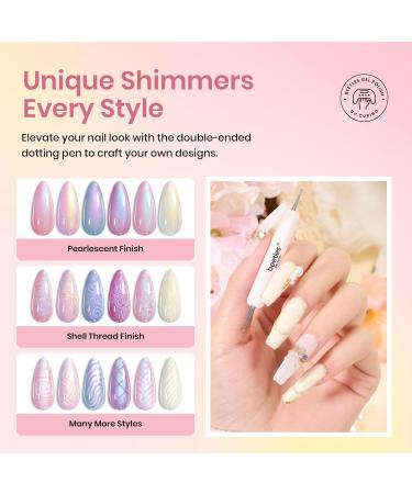 Beetles Pearl Gel Nail Polish - 6 Shimmer Colors for DIY Manicure | UV LED Soak Off Gel | Perfect Gift for Girls & Women - Buy Online on SooperMarket.com