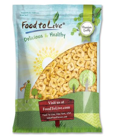 Banana Chips, 3 Pounds  Non-GMO Verified, Sweetened, Unsulfured, Kosher, Vegan, Bulk, Crisp & Tasty Snack 3 Pound (Pack of 1)