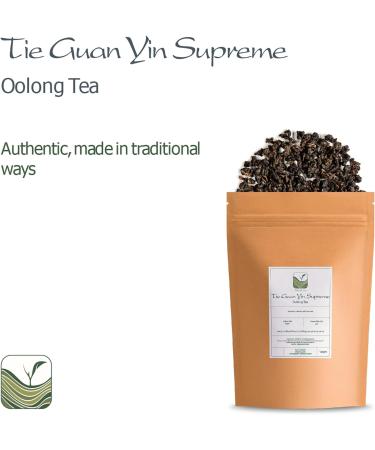 Premium Tie Guan Yin Oolong Tea - Roasted Iron Goddess of Mercy - 50g - Buy Online on SooperMarket.com
