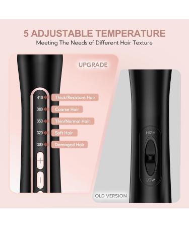Thermal Brush for Big Bouncy Blowout - 1.5" Heated Round Brush with 5 Temps | Ceramic Curling Wand for Medium & Long Hair - Dual Voltage for Travel - Buy Online on SooperMarket.com