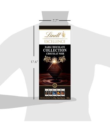 Lindt Excellence Dark Chocolate Bar Collection 100 g (Pack of 5 Bars) 1 Bar Each - 70% 85% Sea Salt Orange Caramel-Sea Salt - Buy Online on SooperMarket.com