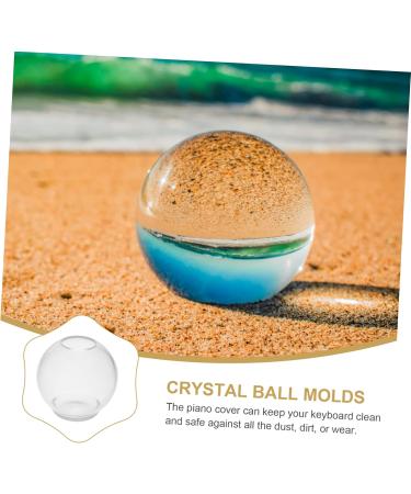 STOBOK 6pcs Crystal Ball Mold Silicone Molds Soap Molds Diy Crystal Ball Ornament Mould Universe 3d Manual - Buy Online on SooperMarket.com
