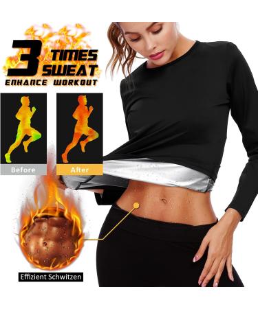 Shop Hocaies Women's Neoprene Sauna Shirt - XXL Fitness Corset for Enhanced Sweat & Body Shaping - Ideal for Cardio & Endurance Training - Buy Online on SooperMarket.com