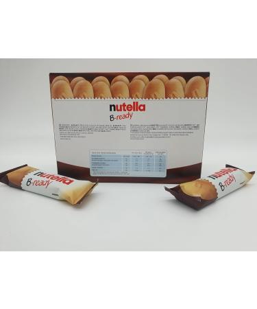 Nutella B-ready 15 Bars Wafer Filled With Hazelnut Spread with Cocoa Individually Wrapped Nutella 15 X 22g Bars. On the go snacks for all ages. - Buy Online on SooperMarket.com