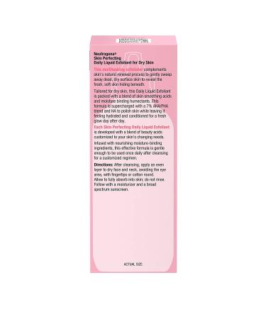 Neutrogena Skin Perfecting Liquid Exfoliant for Dry Skin - 4 fl oz (118 ml) | Gentle Daily Exfoliation - Buy Online on SooperMarket.com