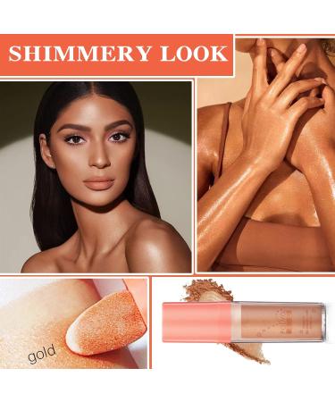 Polvo De Hadas Body Face Glitter Highlighter Stick - Natural Sparkle Blusher & Smooth Highlight Makeup - 2.33oz Gold 01 - Buy Online on SooperMarket.com