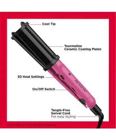 REVLON Ceramic S Hair Waver 3/4 inch - Professional Hair Styling Tool - Buy Online on SooperMarket.com
