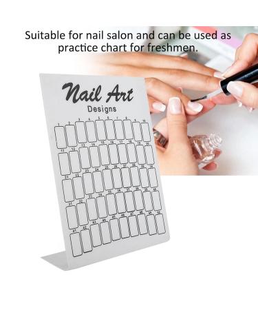 50pcs Nail Display Board Glass | Professional Nail Accessories for Manicure Stores | International Shipping Available - Buy Online on SooperMarket.com
