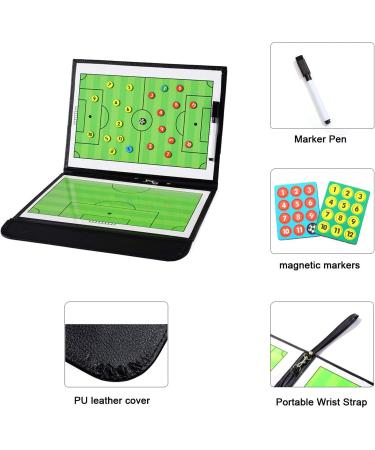 TXENCEX Football Coaching Board Coaches Clipboard Tactical Magnetic Board Kit Portable Strategy Coach Board with Dry Erase  Marker Pen and Zipper Bag - Buy Online on SooperMarket.com