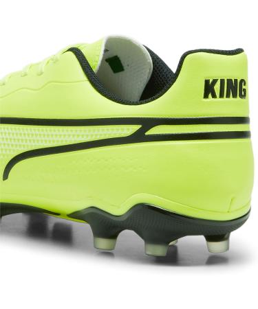 PUMA Unisex King Match FG/AG Soccer Shoes - Electric Lime & Black - Size 44.5 EU | International Shipping Available - Buy Online on SooperMarket.com