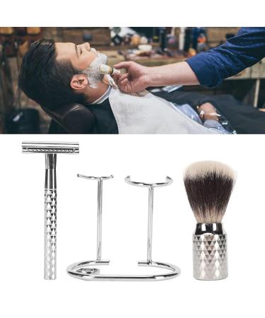 Razor Planing Men's Double Edge Safety Razor Kit | Manual Beard Cutting Tool with Brush & Holder - International Shipping - Buy Online on SooperMarket.com