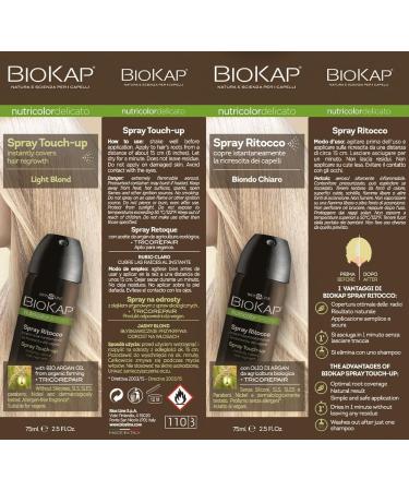 Bios Line BioKap Nutricolor Spray Touch-Up 75ml Light Blonde - Buy Online on SooperMarket.com
